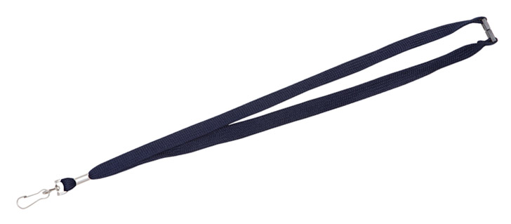 12mm Breakaway Navy Blue Lanyard