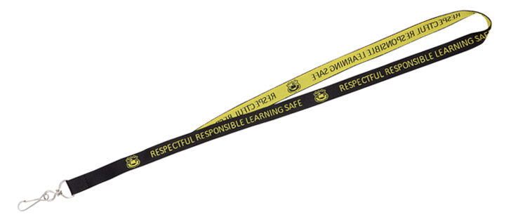 15mm Flat Woven Lanyard