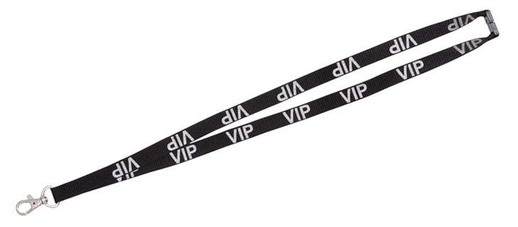 Silver Printed VIP Lanyard