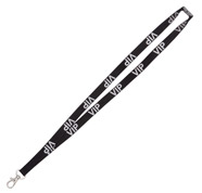 Silver Printed VIP Lanyard